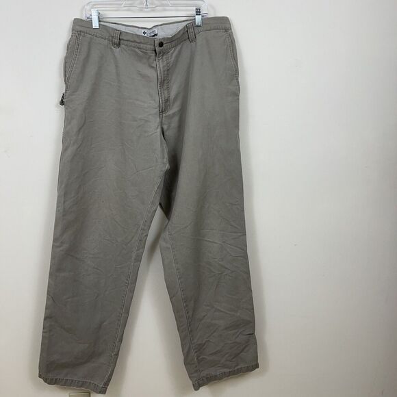 Columbia Other - Columbia Cargo Pants 38 Khaki Brown Mens Straight Leg Zipper Pockets $59 K